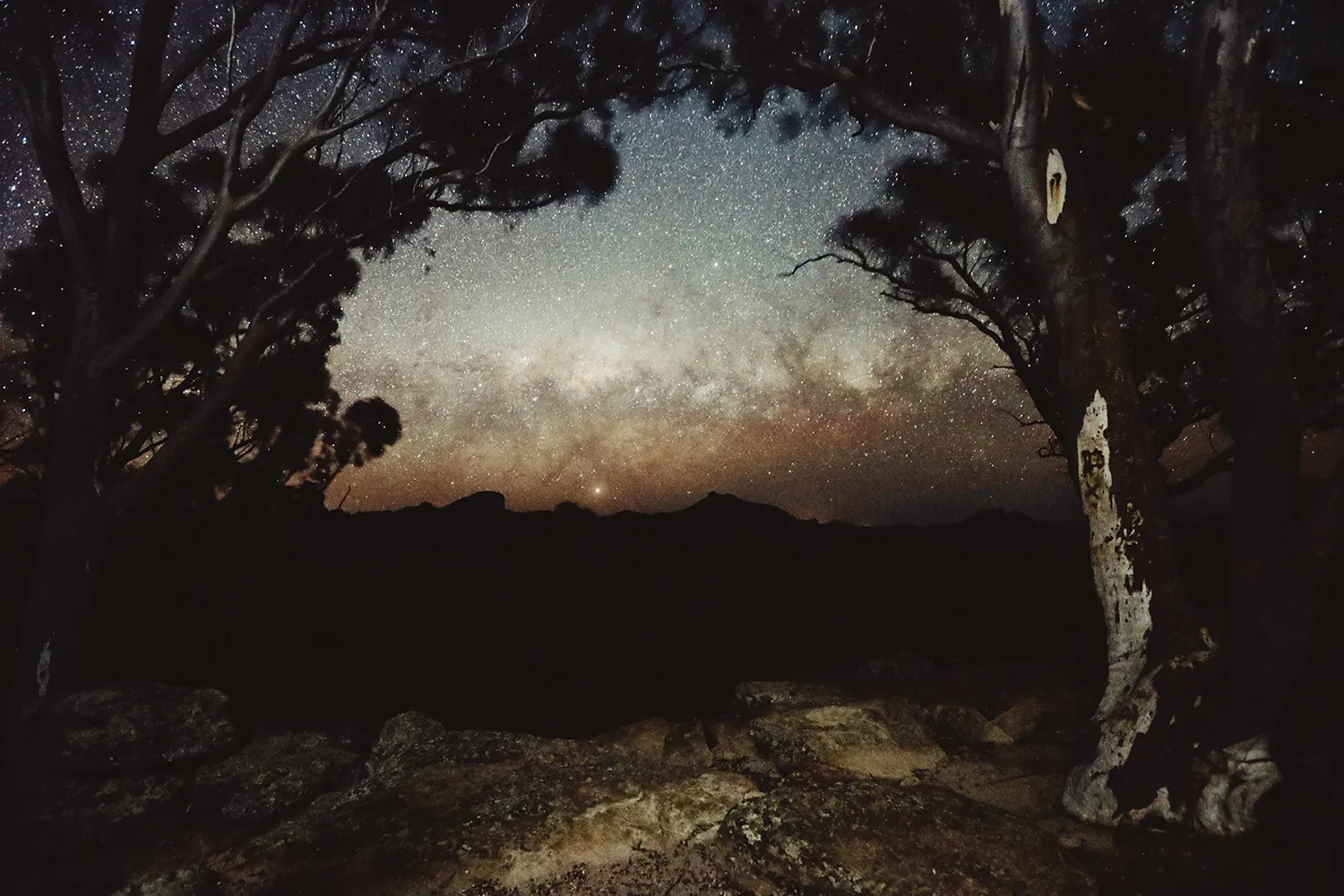 Wilky Way over Warrumbungle National Park